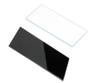 Welding Lens – Black Shade 10–14 and Clear Cover Plate | Tempered Glass/Polycarbonate | Standard 2"×4.25" & 90×110 mm | ANSI Z87.1 EN166 | Fits Most Welding Helmets